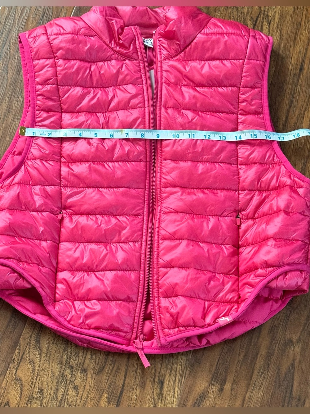 JoyLab Quilted Packable Vest in Hot Pink - Picture 2 of 8